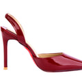 Christian Louboutin Apostropha Leather Slingback Pumps