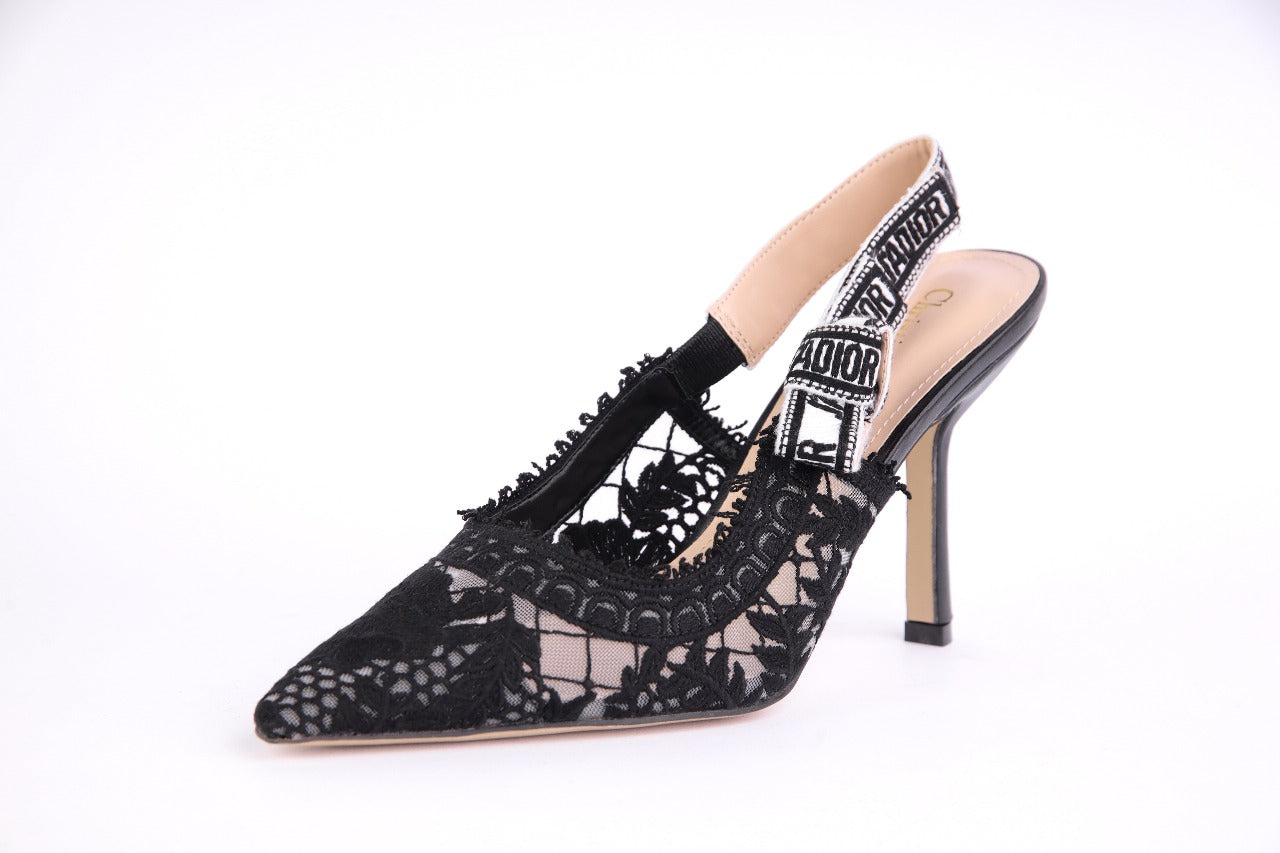 Dior J'Adior Slingback Pump White Lace