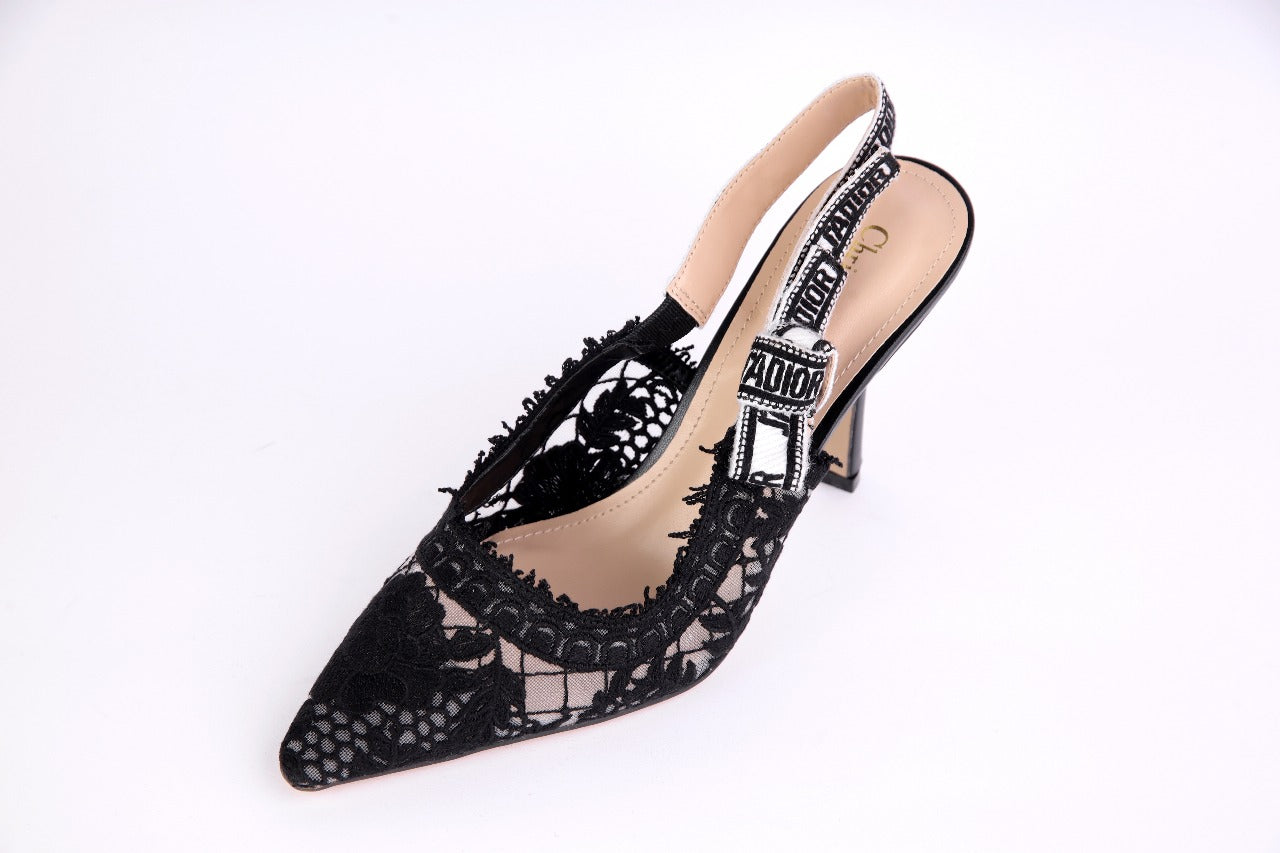 Dior J'Adior Slingback Pump White Lace