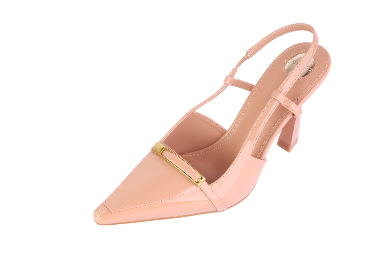 Saint Laurent Jacqueline 75 Slingback Pumps