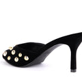 Zara Studded Peep Toe Stilleto