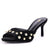 Zara Studded Peep Toe Stilleto