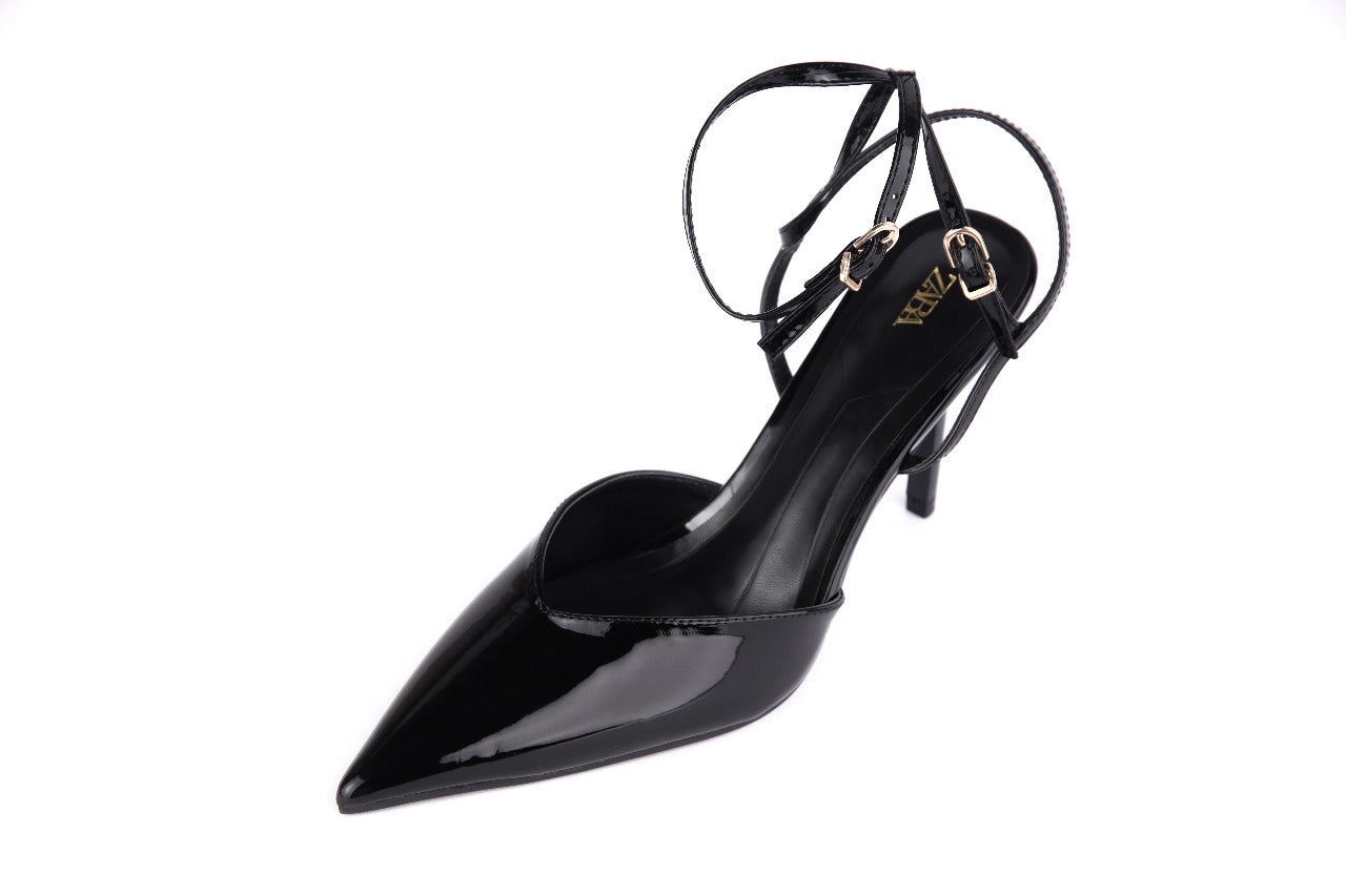 Zara Slingback Strappy Heels