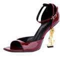 Saint Laurent Opyum Patent Leather Sandals